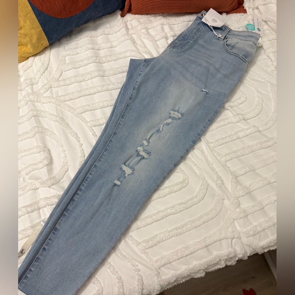 Pistola Sky Blue Skinny Jeans for Women - Picture 10 of 11